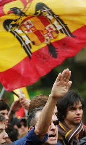 Spanish Fascist demonstration